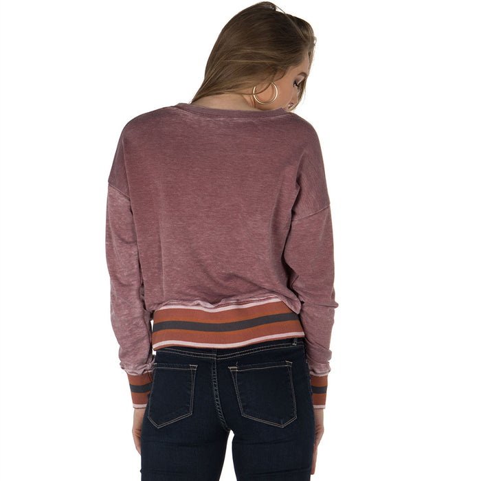 Dear John Denim Inc Casey Burnout Crewneck Pullover