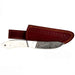 Western Fashion Rite Edge Damascus DM Bone Handle Skinner 7in Knife w/Sheath DM-1073BO