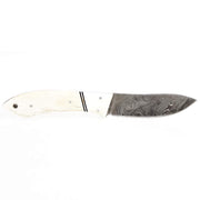 Western Fashion Rite Edge Damascus DM Bone Handle Skinner 7in Knife w/Sheath DM-1073BO