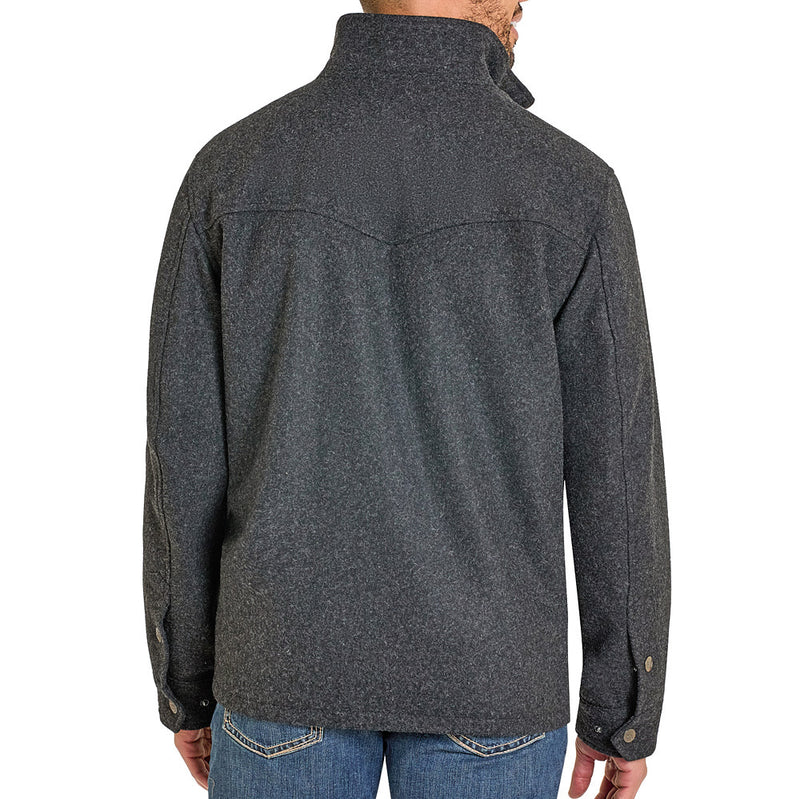 Panhandle Men's Lincoln Wool Black Coat