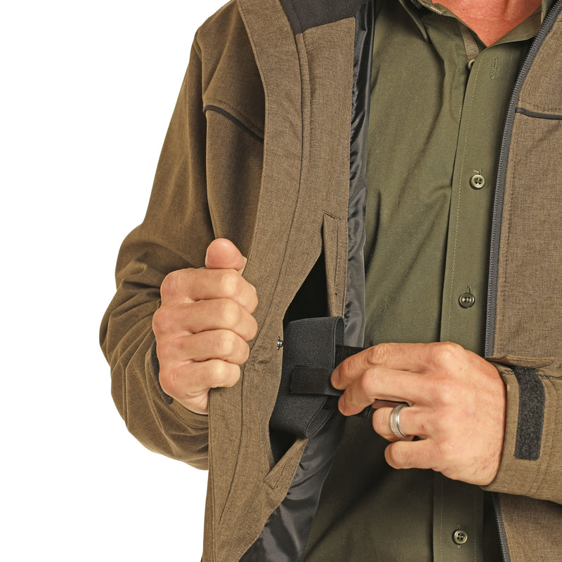 Panhandle Men's Powder River by Olive Conceal Carry Rodeo Jacket