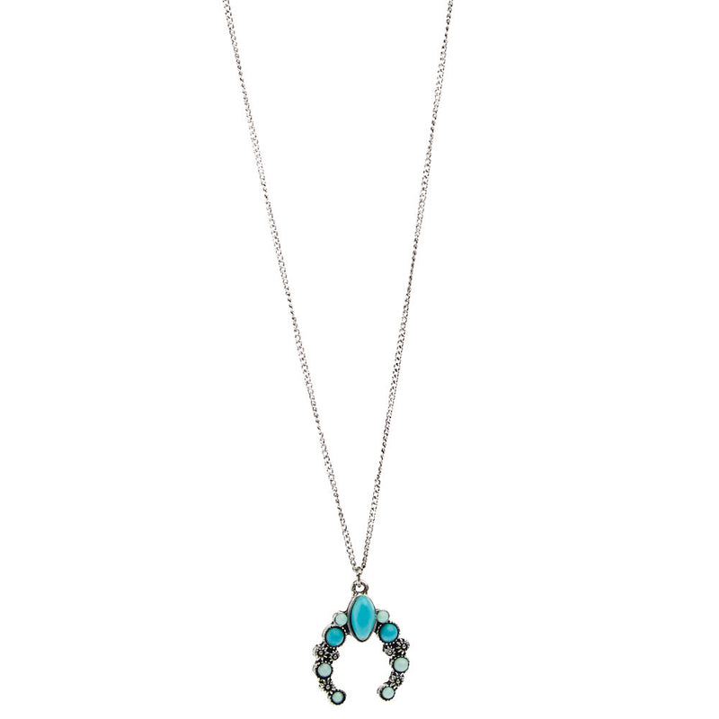 Turquoise Squash Blossom Necklace Set