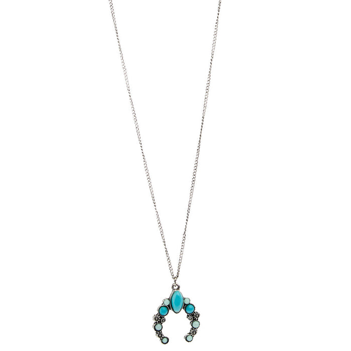 Turquoise Squash Blossom Necklace Set