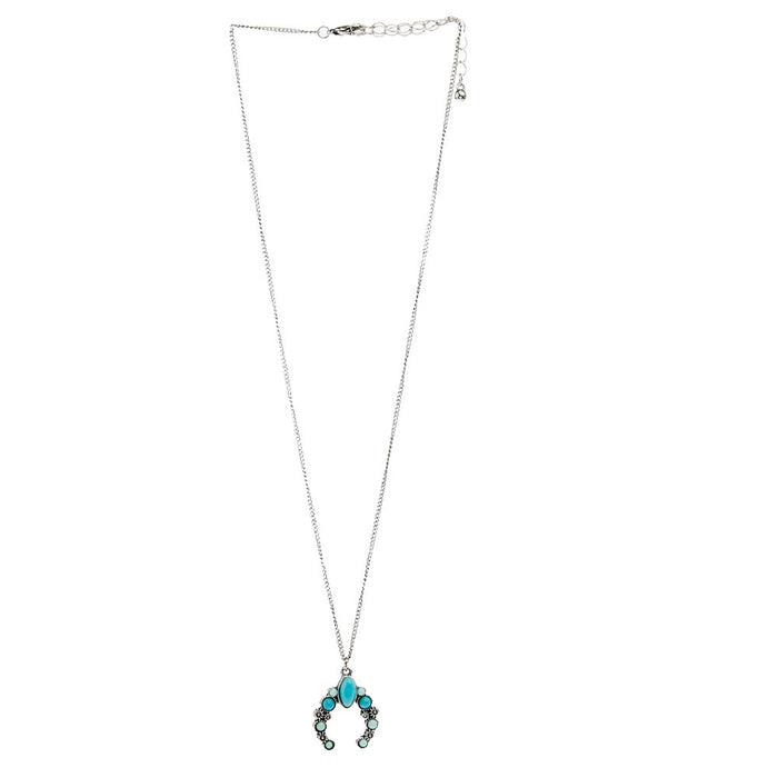 Turquoise Squash Blossom Necklace Set
