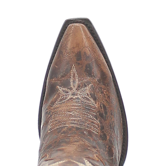 Dan Post Women's Tan Jilted Knee High Boots