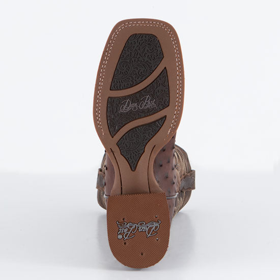 Dan Post Chocolate Kylo Full Quill Ostrich Boots