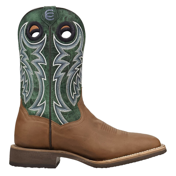 Dan Post Men's Royston Tan Vamp 11in Green Top