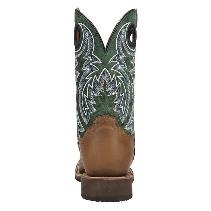 Dan Post Men's Royston Tan Vamp 11in Green Top