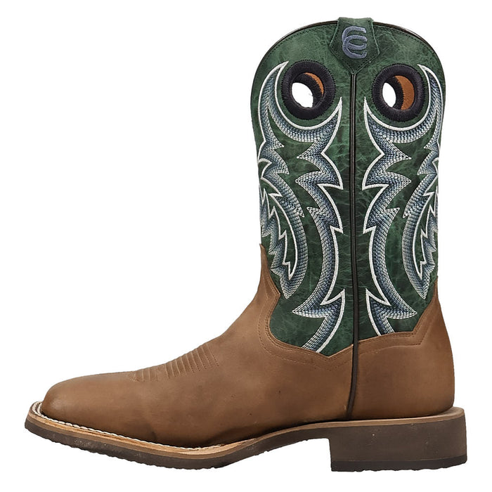 Dan Post Men's Royston Tan Vamp 11in Green Top