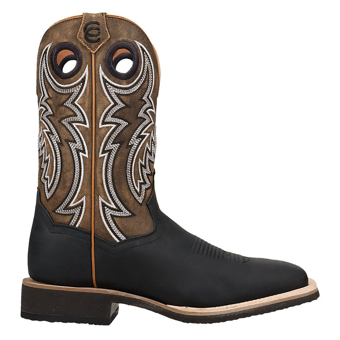 Dan Post Men's Royston Black Vamp 11in Tan Top
