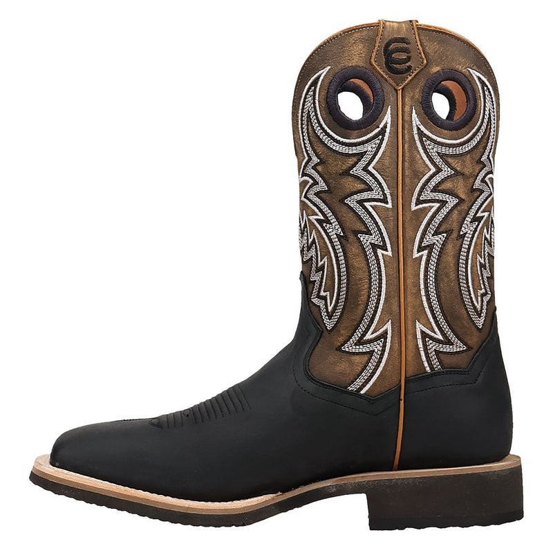 Dan Post Men's Royston Black Vamp 11in Tan Top