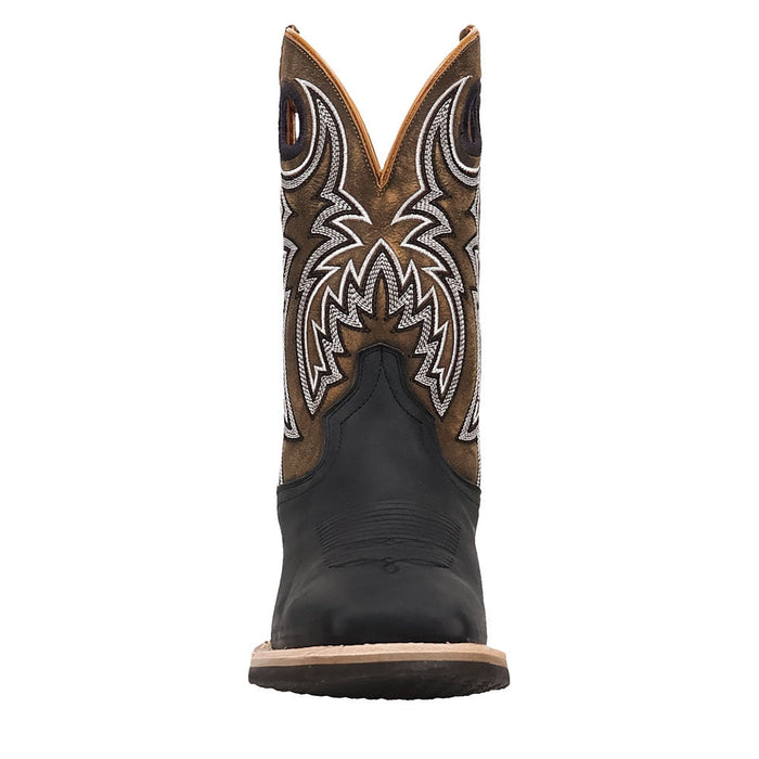 Dan Post Men's Royston Black Vamp 11in Tan Top