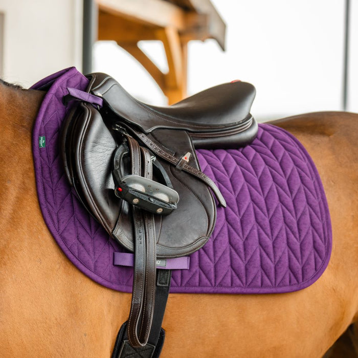 Horseware Ireland Amigo Winterberry Purple English Jumping Saddle Pad