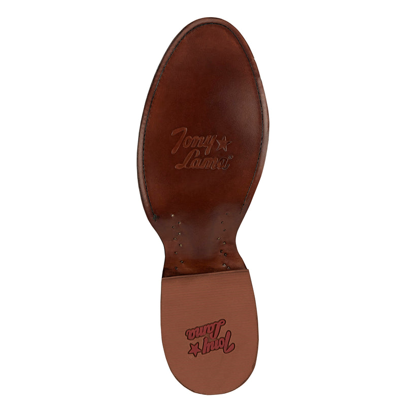 Tony Lama Men`s Lenado Cognac Goat 12in Goat Top