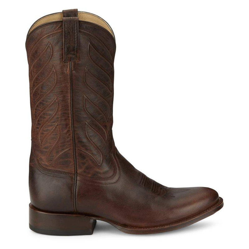 Tony Lama Men`s Lenado Brown Goat 12in Goat Top