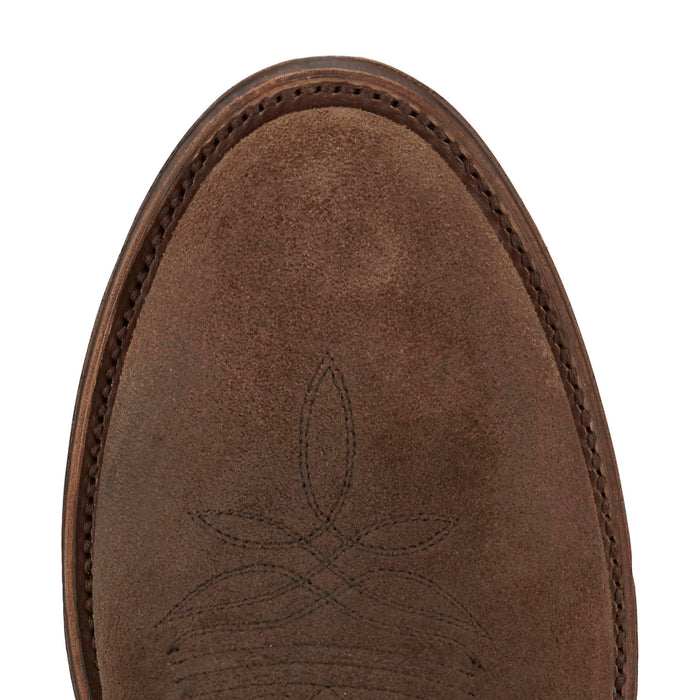 Tony Lama Men`s Leado Taupe Suede 12in Suede Top