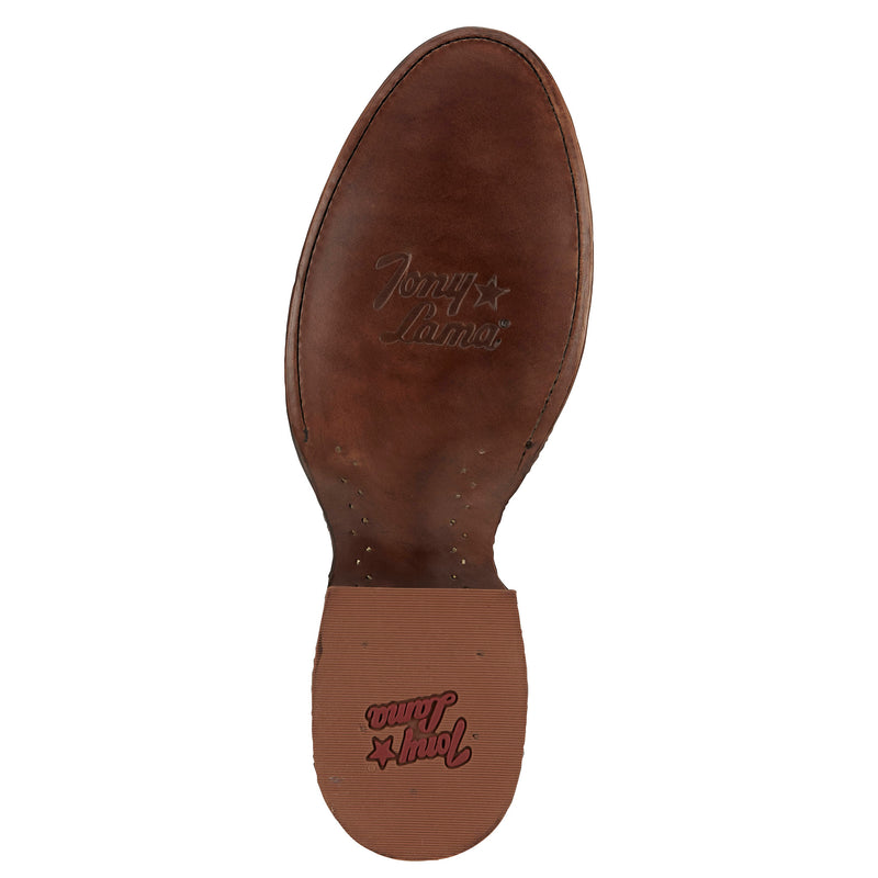 Tony Lama Men`s Leado Taupe Suede 12in Suede Top