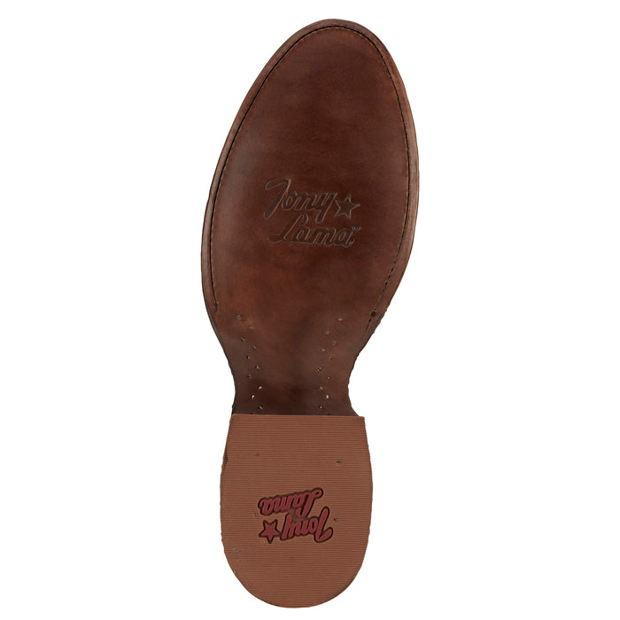 Tony Lama Men`s Leado Taupe Suede 12in Suede Top