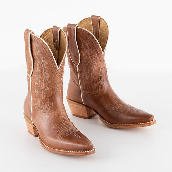 Tony Lama Bone Areli Derby Booties