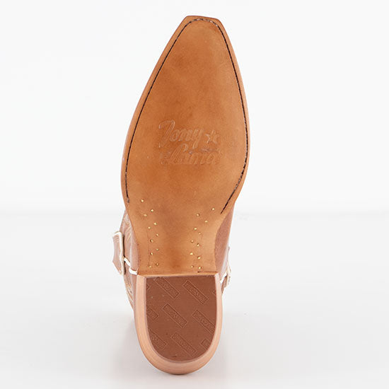 Tony Lama Bone Areli Derby Booties