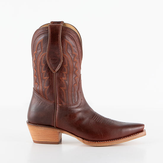 Tony Lama Cognac Areli Derby Booties