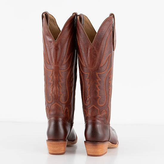 Tony Lama Cognac Jess Derby Boots