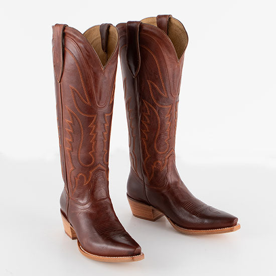 Tony Lama Cognac Jess Derby Boots