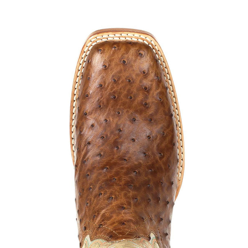 Durango Boots Women`s Full Quill Ostrich Sunset Wheat Boot