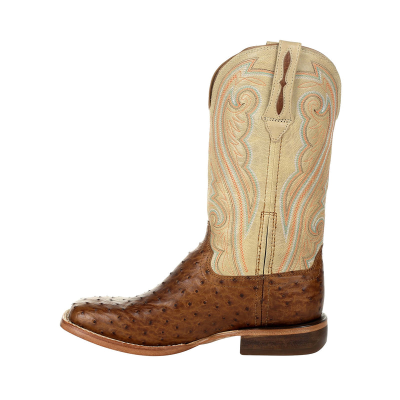 Durango Boots Women`s Full Quill Ostrich Sunset Wheat Boot