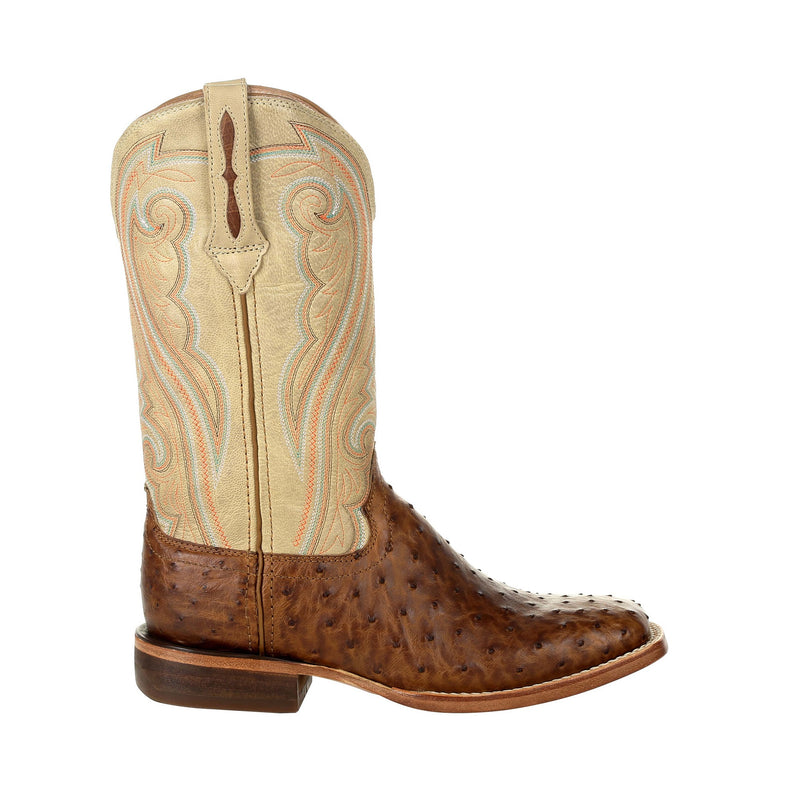 Durango Boots Women`s Full Quill Ostrich Sunset Wheat Boot
