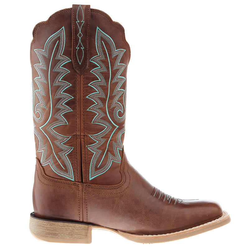 Durango Boots Women's Rebel Pro Burnished Sand Vamp 12in Burnished Sand Top Cowgirl Boot