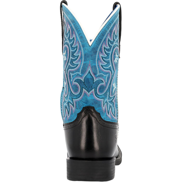 Durango Boots Women's Shyloh Black Onyx Vamp 10in Blue Daze Top