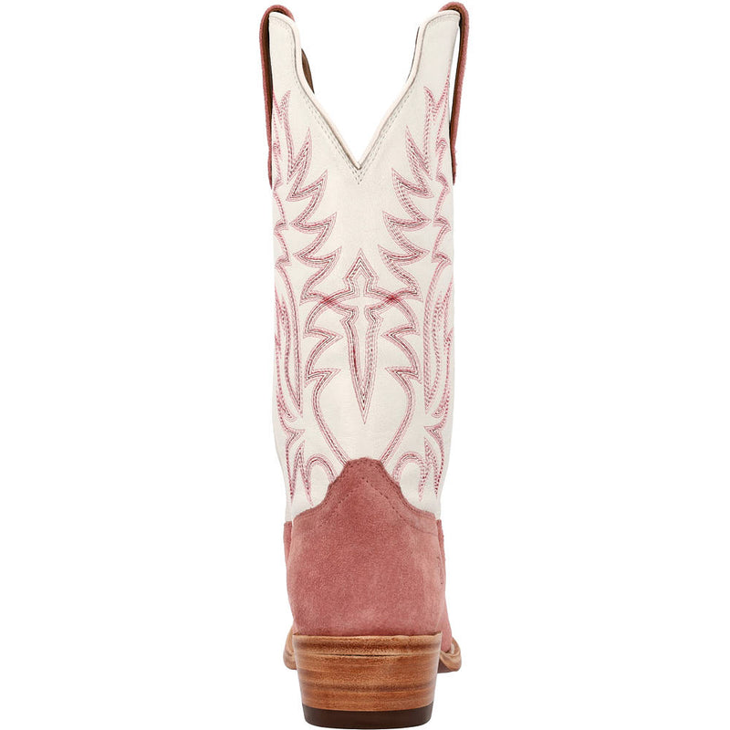 Durango Boots Women's Arena Pro Elite Rose Blush Roughout Vamp 13in Cloud Top