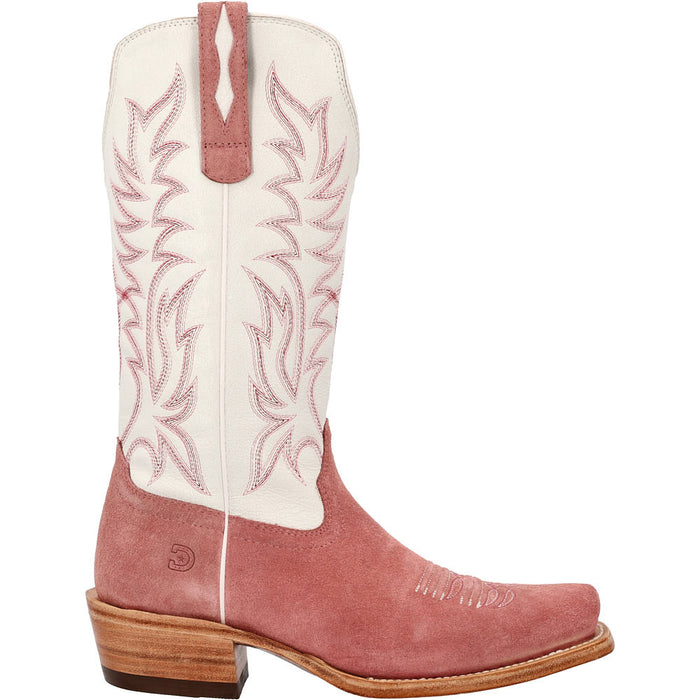 Durango Boots Women's Arena Pro Elite Rose Blush Roughout Vamp 13in Cloud Top