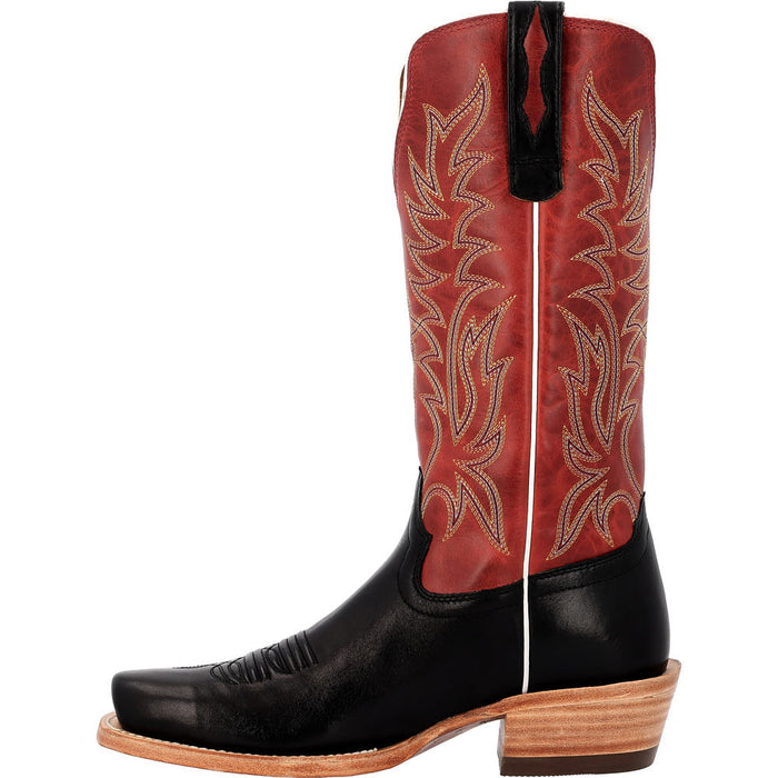 Durango Boots Women's Arena Pro Elite Black Onyx Vamp 13in Jasper Red Top