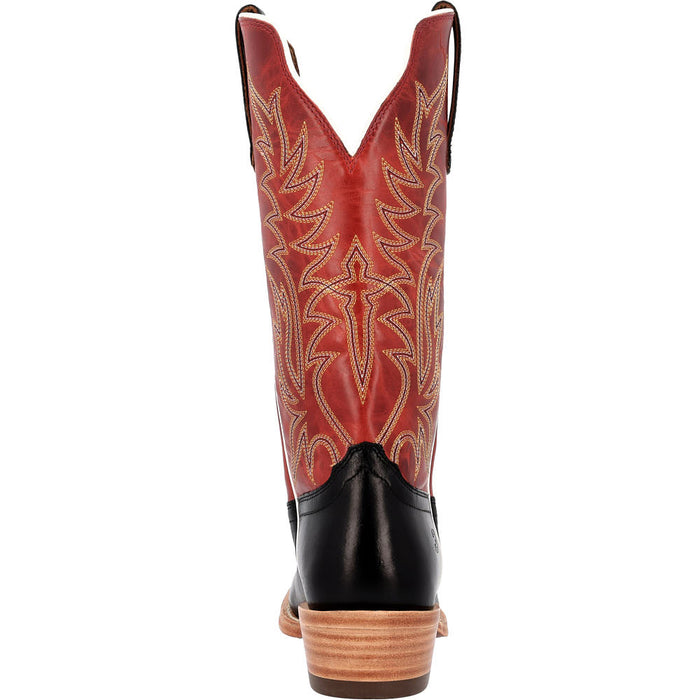 Durango Boots Women's Arena Pro Elite Black Onyx Vamp 13in Jasper Red Top