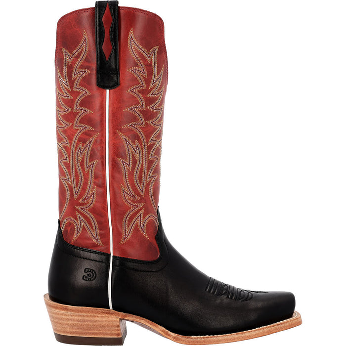 Durango Boots Women's Arena Pro Elite Black Onyx Vamp 13in Jasper Red Top