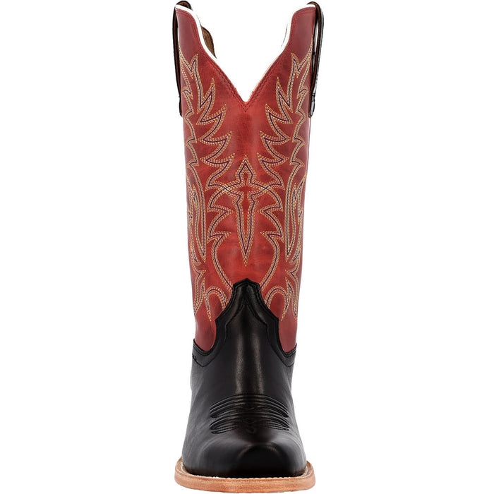 Durango Boots Women's Arena Pro Elite Black Onyx Vamp 13in Jasper Red Top