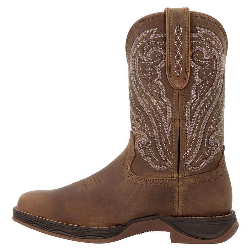 Durango Boots Women's Lady Rebel Ultra Lite Filly Brown Vamp 10in Matching Top Boot