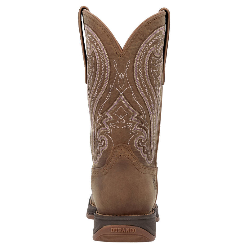 Durango Boots Women's Lady Rebel Ultra Lite Filly Brown Vamp 10in Matching Top Boot