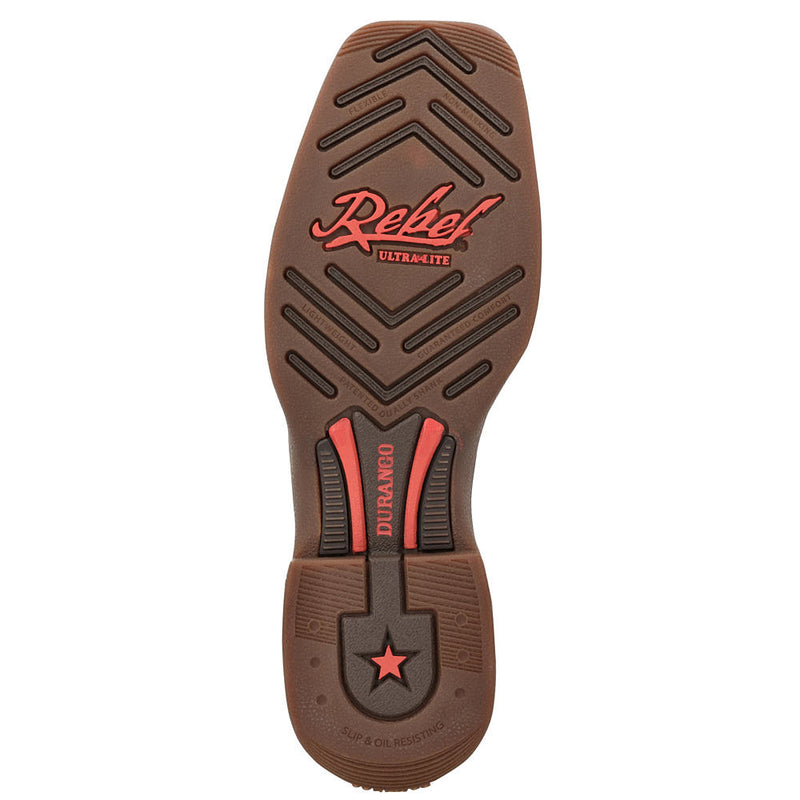 Durango Boots Women's Lady Rebel Ultra Lite Filly Brown Vamp 10in Matching Top Boot