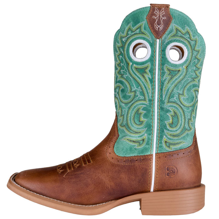 Durango Boots Women's Mocha Vamp 10in Jade Green Top Boot