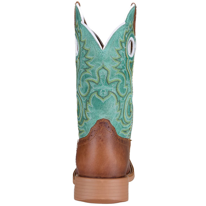 Durango Boots Women's Mocha Vamp 10in Jade Green Top Boot