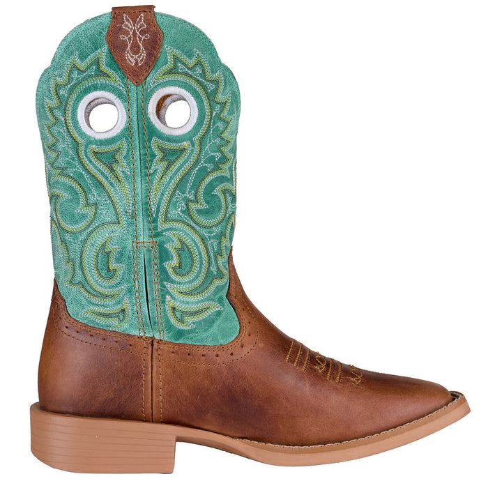 Durango Boots Women's Mocha Vamp 10in Jade Green Top Boot