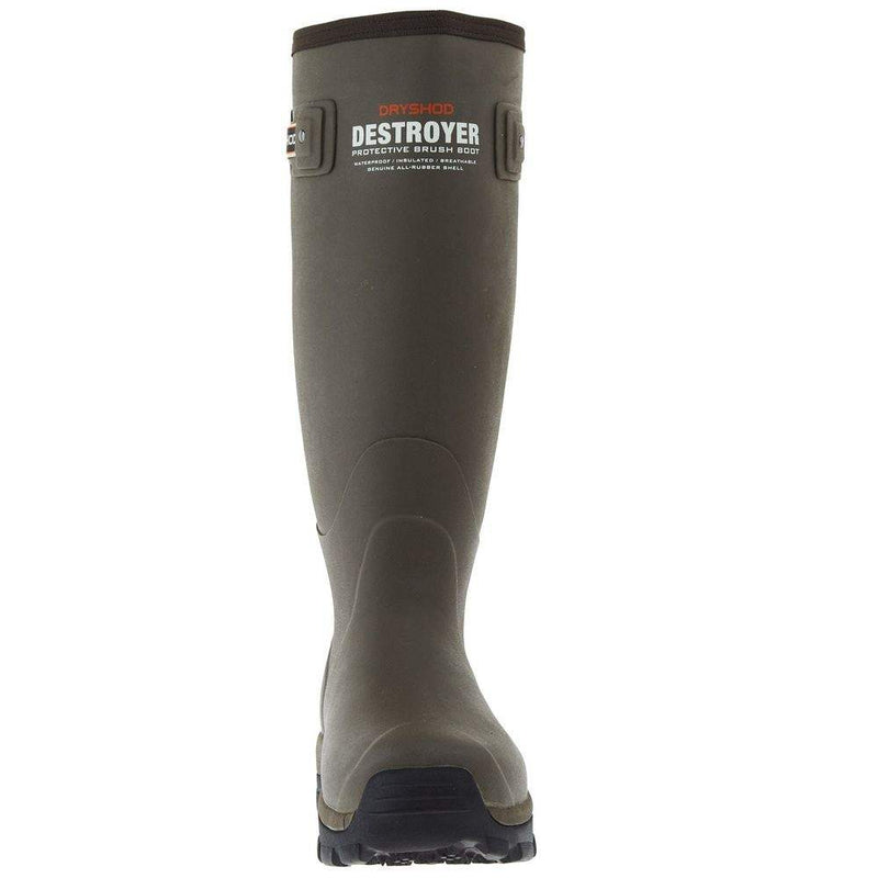Dryshod Men`s Destroyer Khaki Hi Gusset Brush Snake Protective Boot