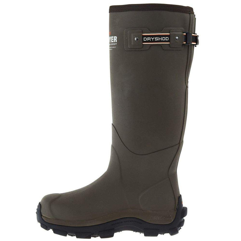 Dryshod Men`s Destroyer Khaki Hi Gusset Brush Snake Protective Boot