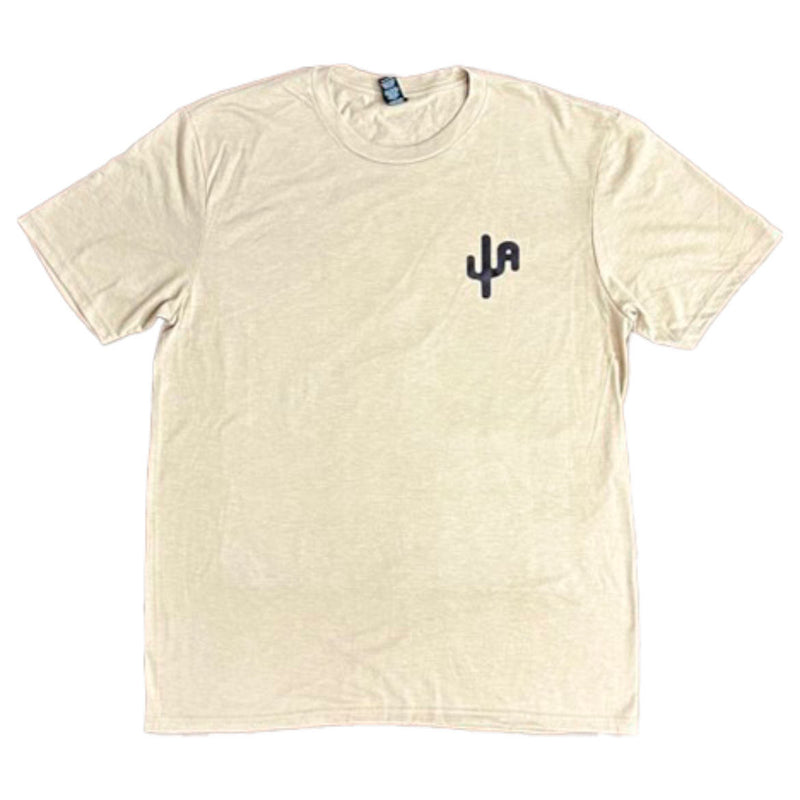 Cactus Alley Hat Co Buckin Dillo Tan Tee