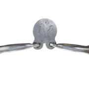 Tooley Bits Spurs Buckles Silver Engraved Floating Spade Short Shank Bit with Rein Rings