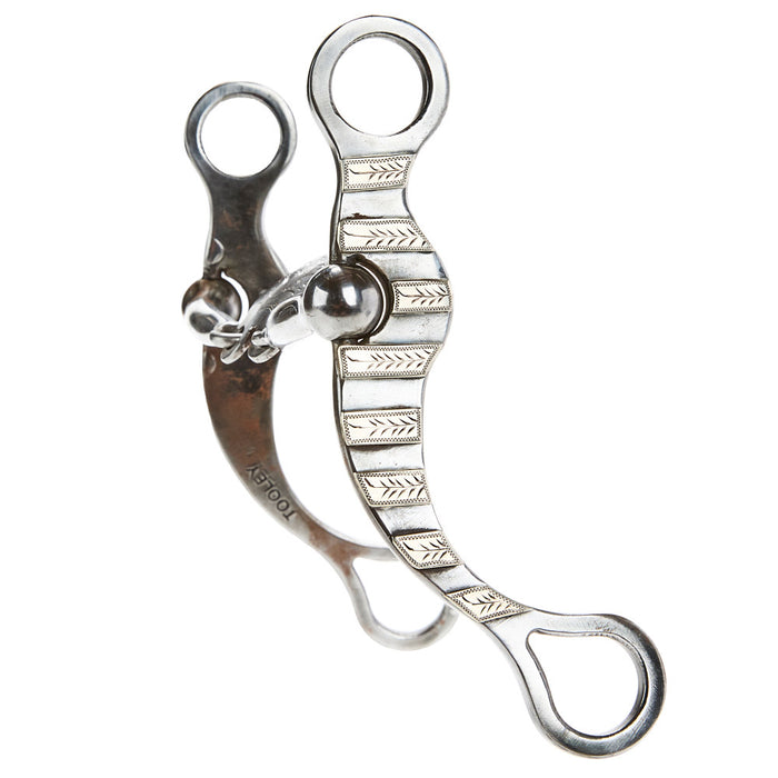 Tooley Bits Spurs Buckles Spade with Silver Bars Bit