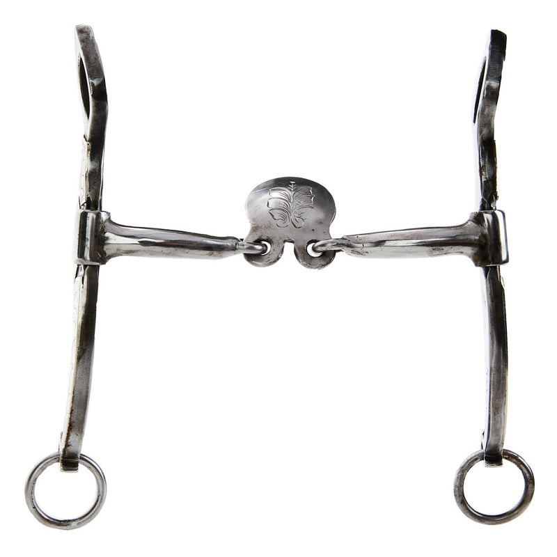 Tooley Bits Spurs Buckles Spade with Floral Silver Bit
